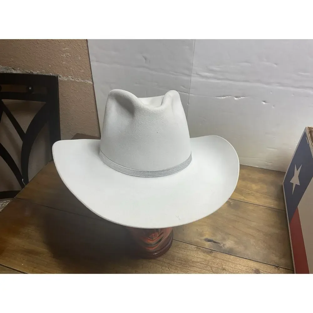 Vintage American Hat Company Felt Cowboy Hat Made in USA Size 6 7/8 Western Box